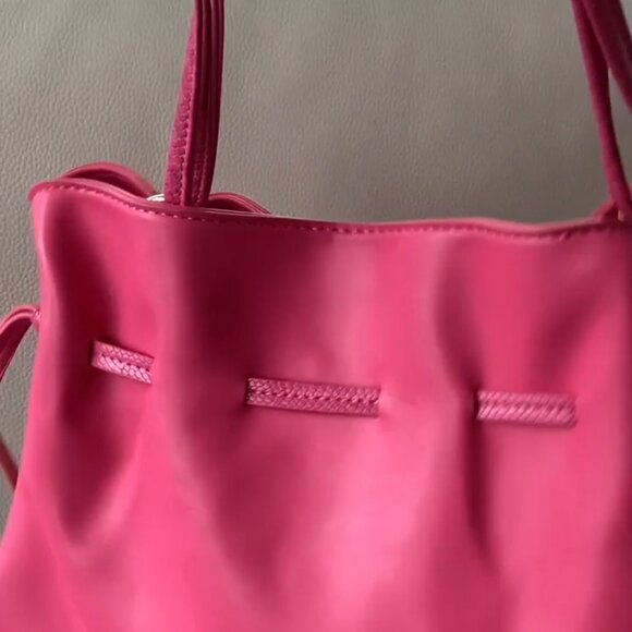 Badgley Mischka Hot Pink Shoulder Bag - Picture 3 of 5